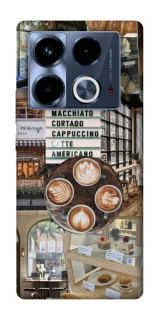 Чохол на Infinix Note 40 4G Coffee collage ver.5 фото 1 з 1