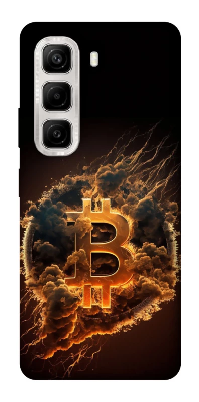 Чохол на Infinix Hot 50 4G Smoky Bitcoin фото 1 з 1
