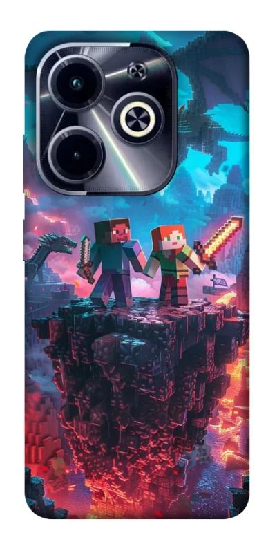 Чохол на Infinix Hot 40i Minecraft v3 фото 1 з 1