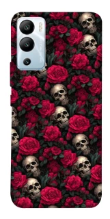 Чехол на Infinix Hot 12i Черепа и розы фото 1 из 1