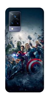 Чехол на Vivo V21 Marvel heroes фото 1 из 1