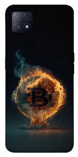 Чохол на Oppo A72 5G / A73 5G Fire Bitcoin фото 1 з 1