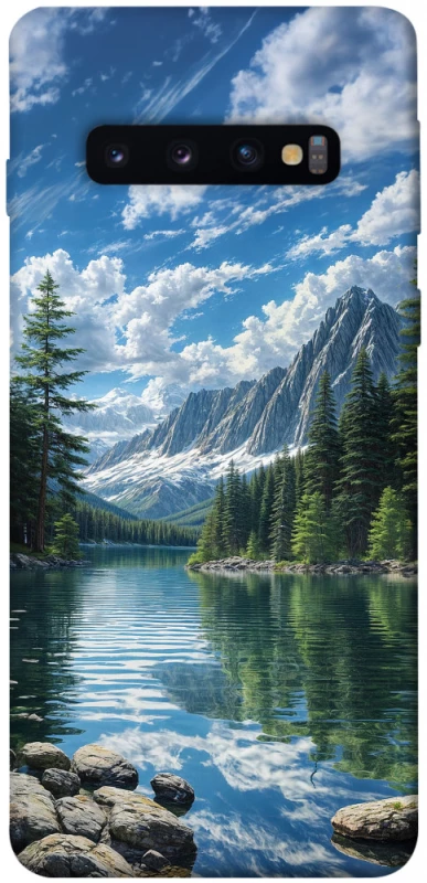 Чохол на Samsung Galaxy S10 River in the mountains фото 1 з 1