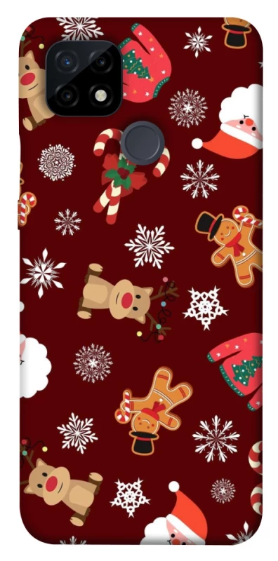 Чехол на Realme C21 Новогодний v6 фото 1 из 1