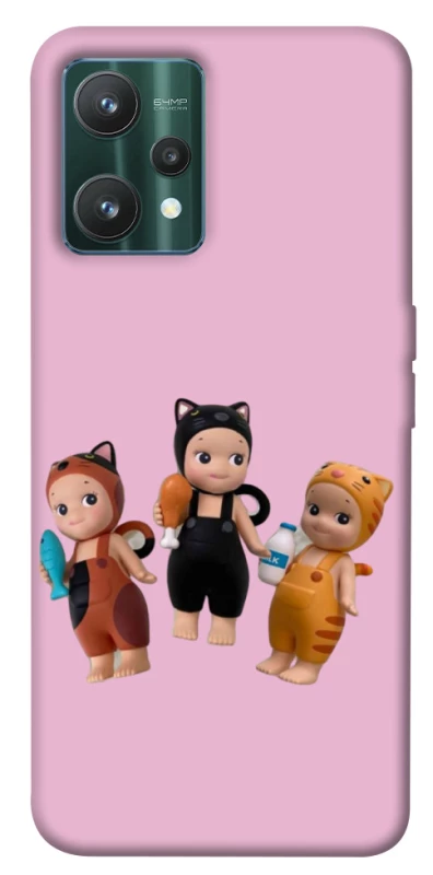 Чехол на Realme 9 Pro Cat Cafe Trio фото 1 из 1