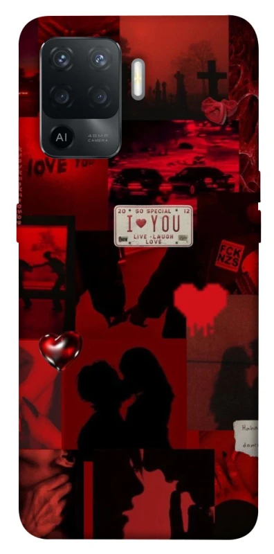Чохол на Oppo Reno 5 Lite Love collage ver.2 фото 1 з 1