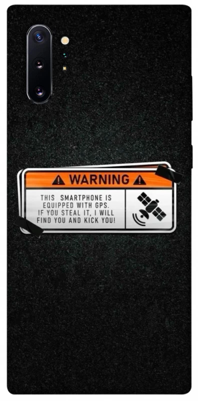 Чохол на Samsung Galaxy Note 10 Plus Warning фото 1 з 1
