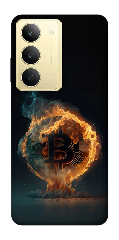 Чохол на Realme 14x Fire Bitcoin фото 1 з 1