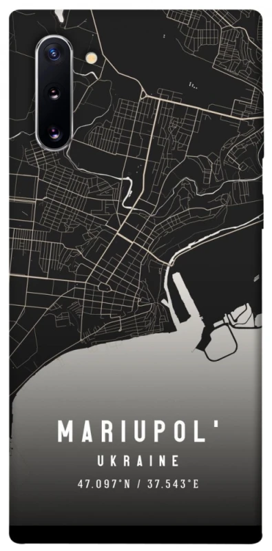 Чохол на Samsung Galaxy Note 10 Mariupol map фото 1 з 1