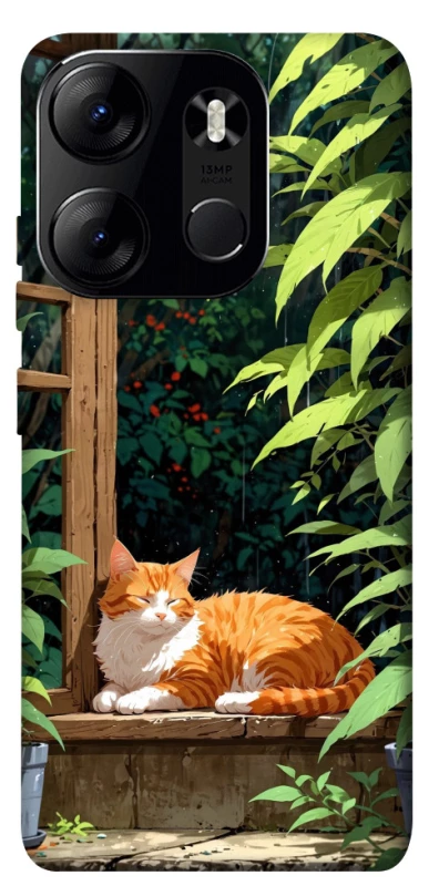 Чохол на Tecno Spark Go 2023 red cat фото 1 з 1