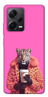 Чехол на Xiaomi Redmi Note 12 Pro+ 5G Леопард с кофе фото 1 из 1