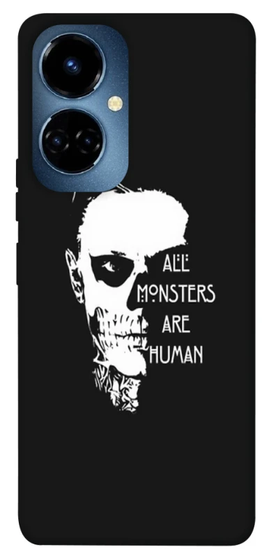 Чехол на TECNO Camon 19 Pro All Monsters are Human фото 1 из 1