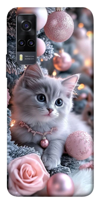 Чохол на Vivo Y31 Christmas Kitty фото 1 з 1