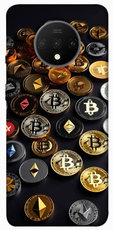 Чехол на OnePlus 7T Many coins фото 1 из 1