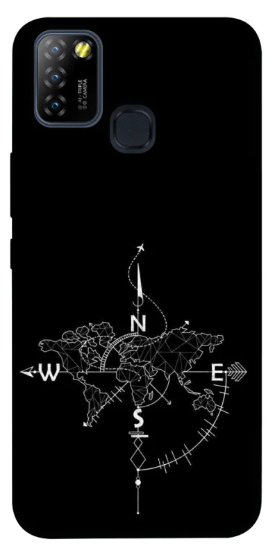 Чехол на Infinix Hot 10 Lite Travel Map фото 1 Чехол на Infinix Hot 10 Lite Travel Map фото 1 из 1