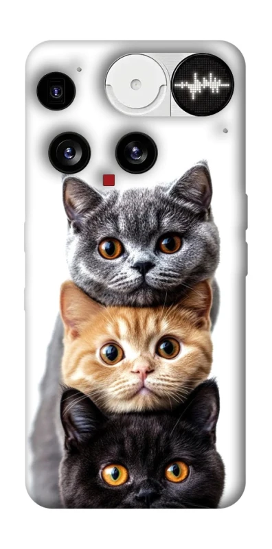 Чохол на Nothing Phone (3) Гарні котики фото 1 з 1
