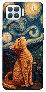 Чохол на Oppo F17 Pro van gogh cat фото 1 з 1
