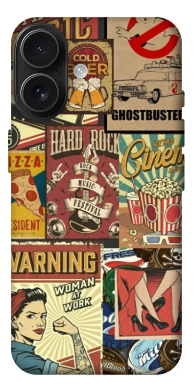 Чохол на Apple iPhone 17 (6.3") Retro collage ver.2 фото 1 з 1