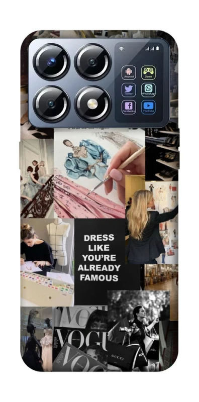 Чехол на Xiaomi POCO X8 Pro Fashion collage ver.11 фото 1 из 1
