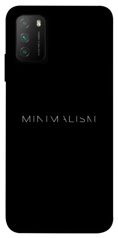 Чехол на Xiaomi Poco M3 Minimalism фото 1 из 1