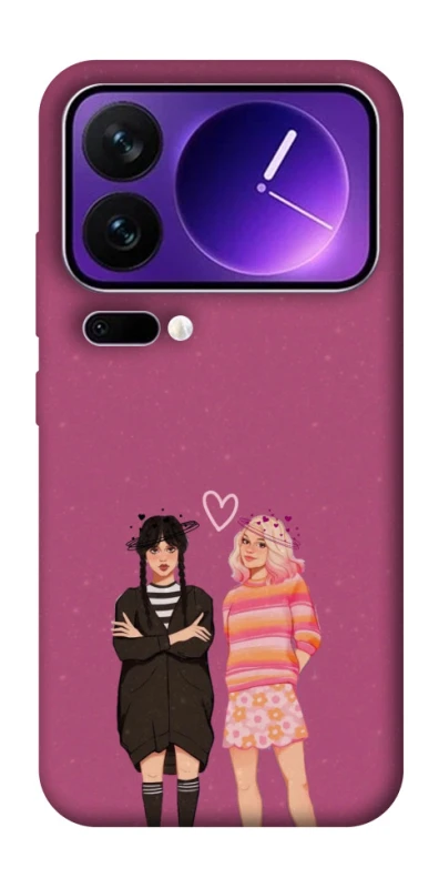 Чохол на Xiaomi 17 Pro Max Raven & Rainbow Wednesday фото 1 з 1