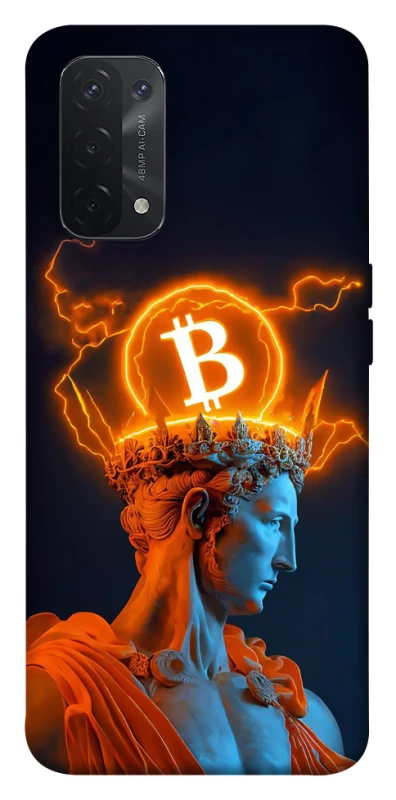 Чохол на Oppo A54 5G / A74 5G Bitcoin God фото 1 з 1