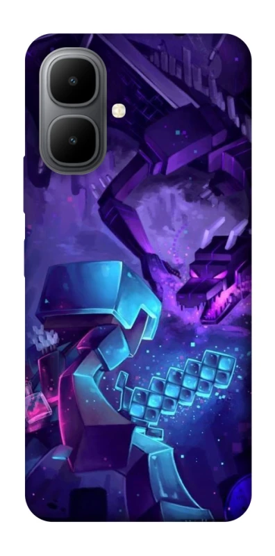 Чохол на Infinix Smart 10 Minecraft dragon фото 1 з 1