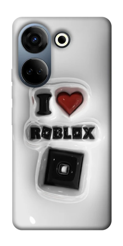 Чохол на TECNO Camon 20 Pro (CK7n) I love Roblox фото 1 з 1