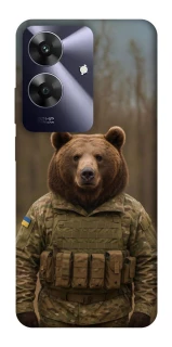 Чехол на Realme Note 60 Медведь защитник фото 1 из 1
