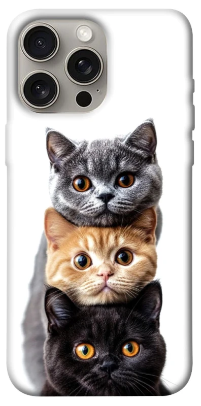 Чохол на Apple iPhone 15 Pro Max (6.7") Гарні котики фото 1 з 1