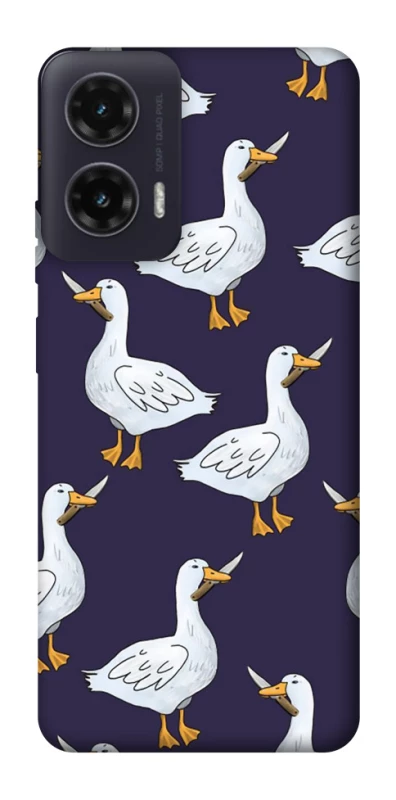 Чохол на Motorola Moto G35 Гуси з претензією фото 1 з 1