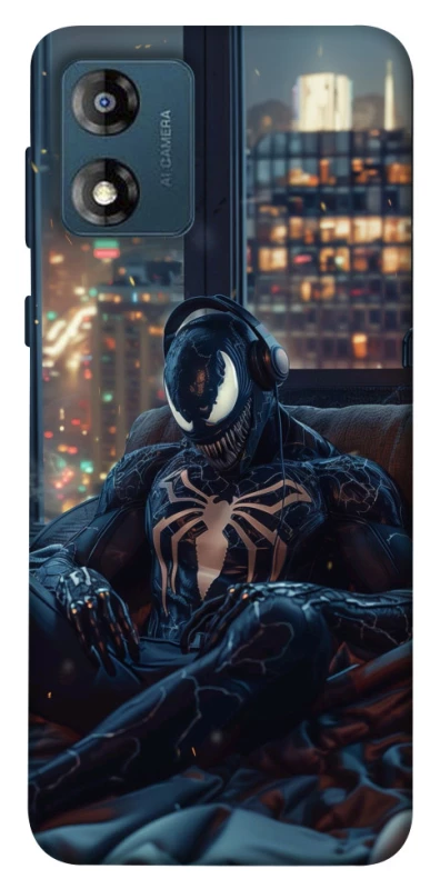 Чехол на Motorola Moto E13 Venom earphones фото 1 из 1