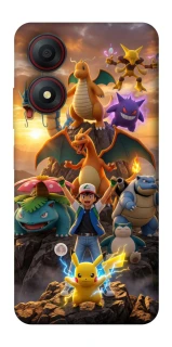 Чехол на ZTE Blade A34 4G Pokemon фото 1 из 1