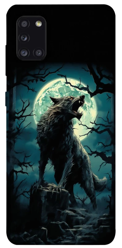 Чехол на Samsung Galaxy A31 Волк под луной фото 1 из 1