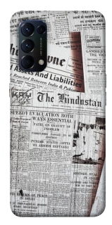 Чехол на Oppo Reno 5 4G Газеты фото 1 из 1