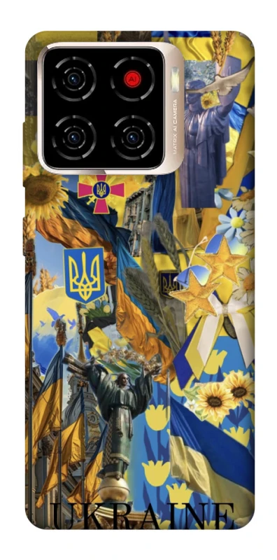 Чехол на ZTE Blade A56 Ukraine style ver.8 фото 1 из 1