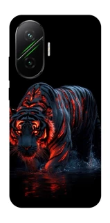 Чехол на Xiaomi Poco F7 fire tiger фото 1 из 1