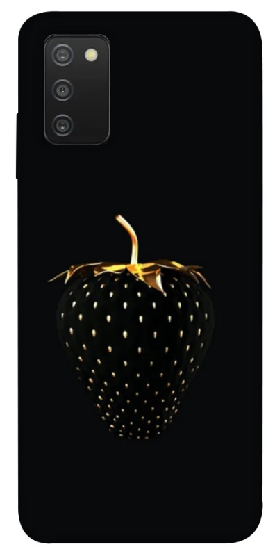 Чохол на Samsung Galaxy A03s Чорна полуниця фото 1 з 1