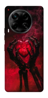 Чехол на TECNO Camon 30 (CL6) Heart in the hands of a skeleton фото 1 из 1
