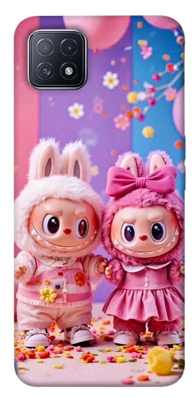 Чехол на Oppo A73 Labubu twins ver.2 фото 1 из 1