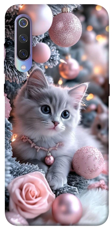 Чохол на Xiaomi Mi 9 Christmas Kitty фото 1 з 1