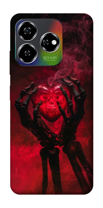 Чохол на ZTE Nubia V60 Heart in the hands of a skeleton фото 1 з 1