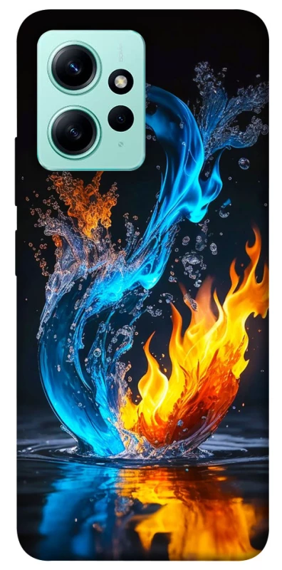 Чехол на Xiaomi Redmi Note 12 4G Water And Fire фото 1 из 1