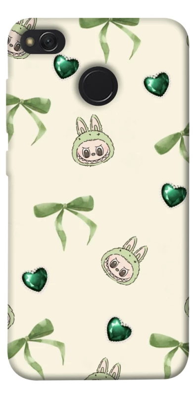 Чохол на Xiaomi Redmi 4X Labubu Green Heart фото 1 з 1