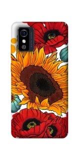 Чохол на ZTE Blade L9 Соняшники та маки фото 1 з 1