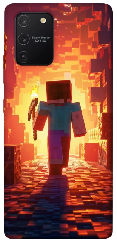 Чохол на Samsung Galaxy S10 Lite Minecraft adventure фото 1 з 1
