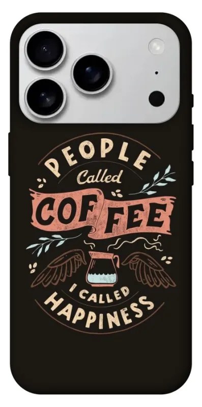 Чехол на Apple iPhone 18 Pro Max Сoffee happiness фото 1 из 1