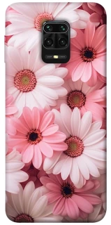 Чохол на Xiaomi Redmi Note 9s / Note 9 Pro / Note 9 Pro Max Рожеві Квіти v2 фото 1 з 1