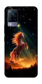 Чехол на Vivo V21 Red Fire Horse ver.2 фото 1 из 1