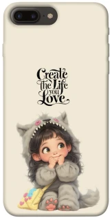 Чехол на Apple iPhone 7 plus / 8 plus Create the life you love фото 1 из 1